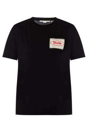 Logo-patched t-shirt, zdjęcie 1 Logo-patched t-shirt od Stella McCartney